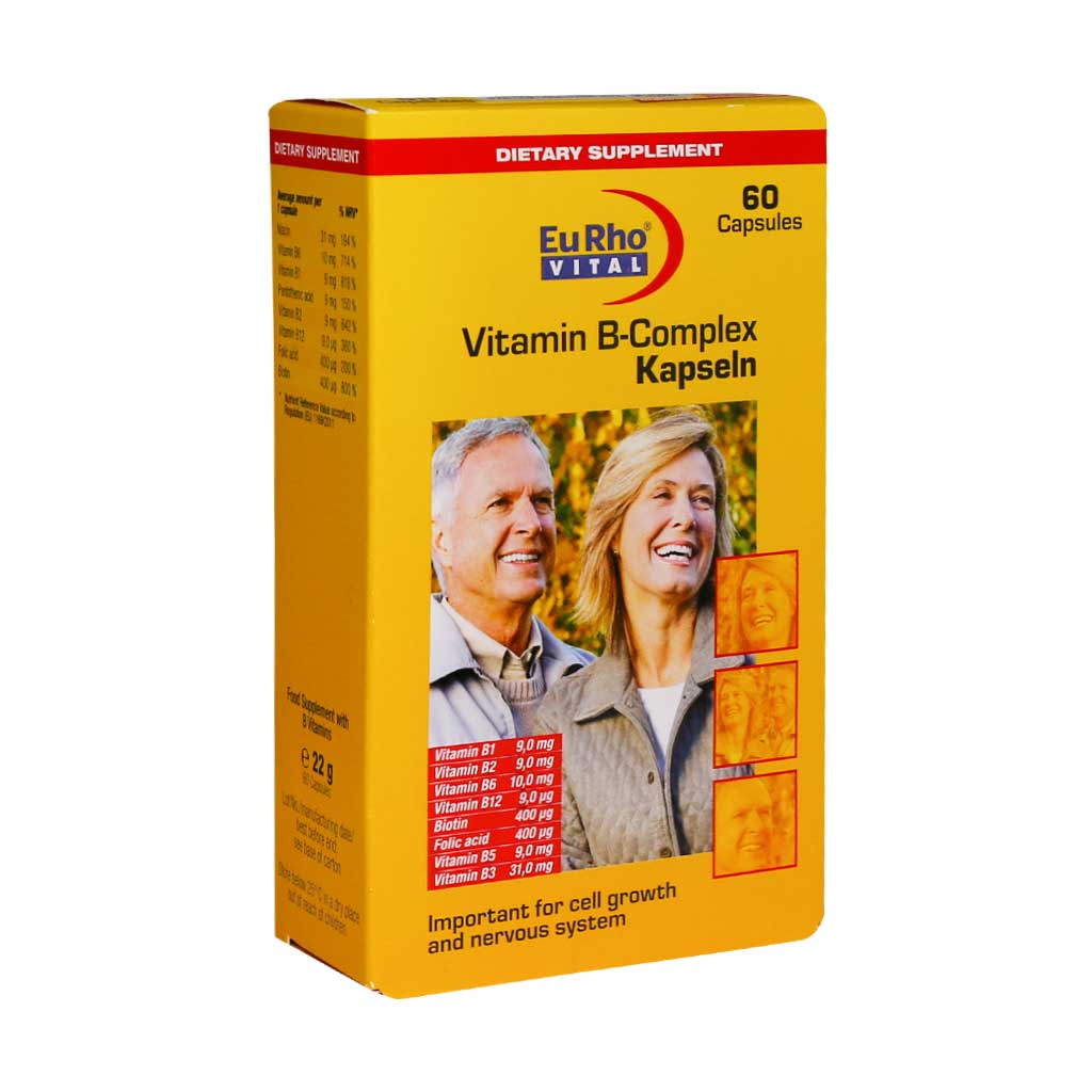 کپسول ویتامین ب - کمپلکس یوروویتال